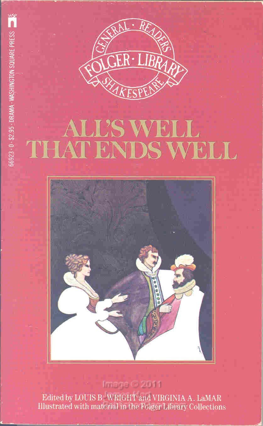 Buy All's Well That Ends Well (New Folger Library Shakespeare) Book ...