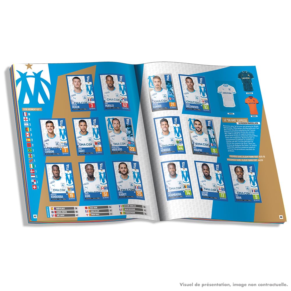 Panini Foot 2024-2025 Album Ligue 1 McDonald's + 2 kieszenie + 1 gratis, 004842SPFGD