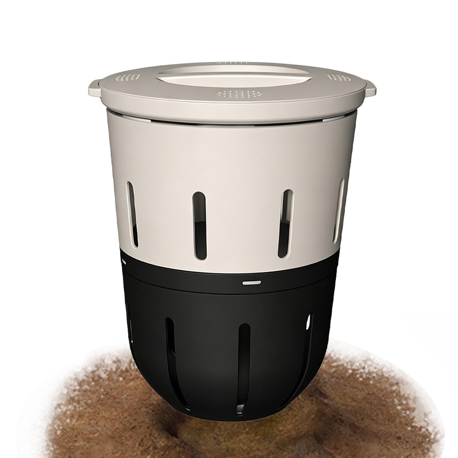 subterránea de compostaje - Bandeja de compost exterior de 3,3 galones | Fácil de instalar para principiantes | Material PP 27,3 x 22 x 33 cm, para jardines, casas, patios, granjas, convierte