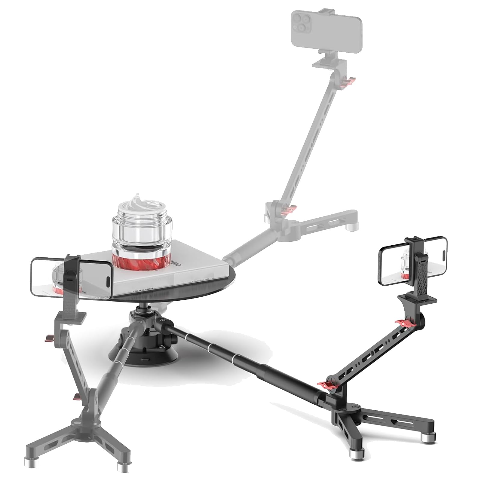 360 Degree Spinning Camera Slider, Professional Photography Turntable, for Commercial Video, Food Shooting, Product Photography