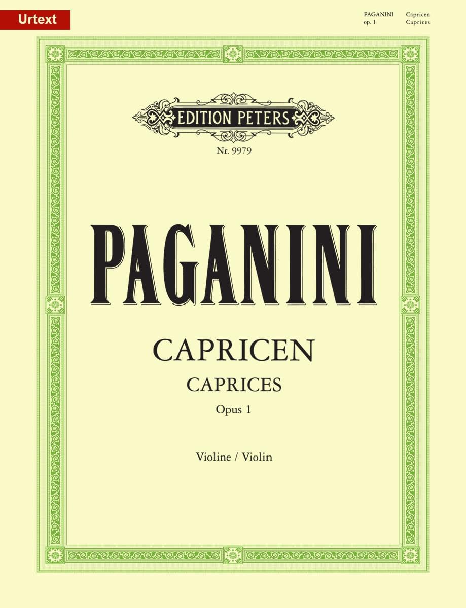 Paganini: 24 Caprices Op. 1 for Violin (EP9979) (Edition Peters)