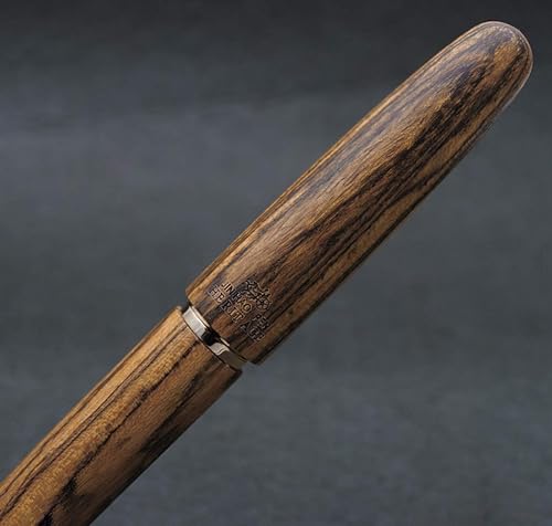 Miniatura 3 de JINHAO 9056 - Pluma estilográfica de madera natural hecha a mano (madera de tigre, punta mediana de 0.028 in)