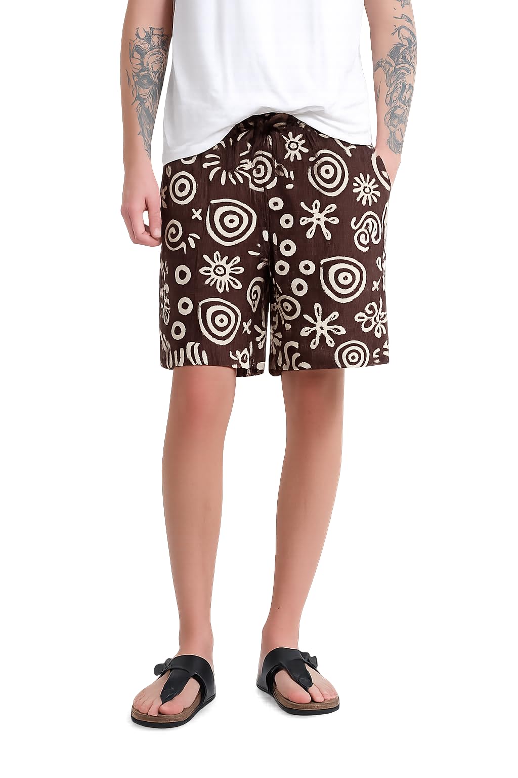 stitchx Men’s Loungewear Textured Printed Seersucker Resort Short S-2XL-picture-22