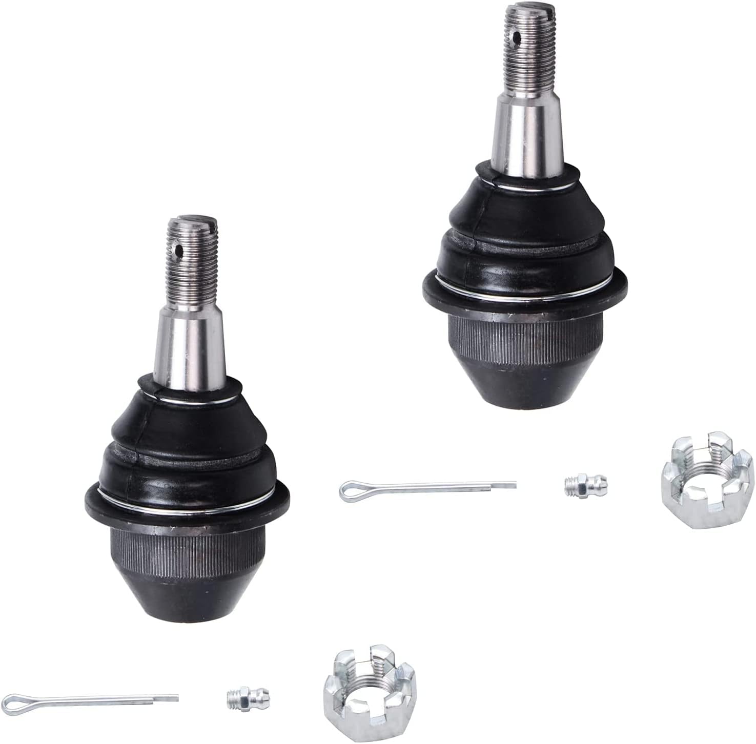 Detroit Axle - 4WD Front 12pc Suspension Kit for Chevy GMC K1500 Suburban K2500 Tahoe Yukon, 4 Upper & Lower Ball Joints, 4 Inner & Outer Tie Rods, 2 Sway Bar Links, Pitman Idler Arm