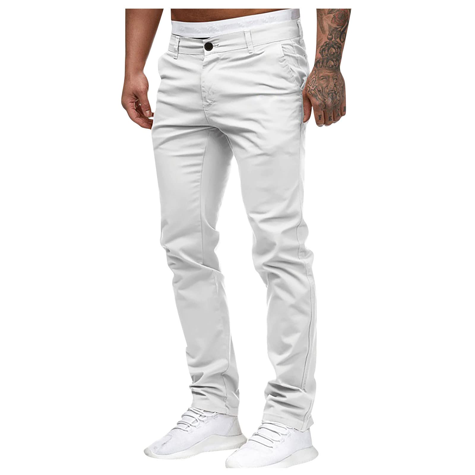 SJWCLYS Work Cargo Pants Men，Men's Sports Casual Jogging Trousers Lightweight Hiking Work Pants Outdoor Pant