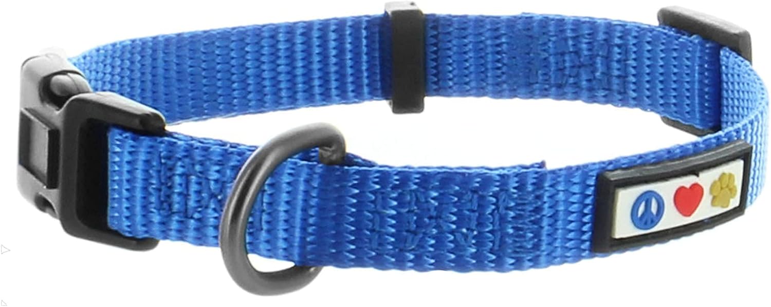 Pawtitas Value Bundle Set | Extra Small Step in Dog Harness + Extra Small Dog Collar + Extra Extra Small 6ft Dog Leash - Blue Set