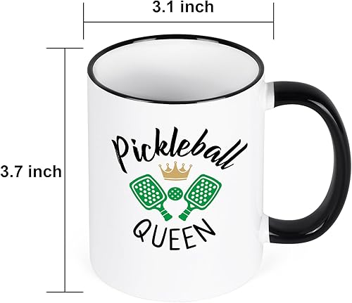 Miniatura 7 de Maustic Regalos de pickleball para mujer, taza de pickleball Queen, regalos para los amantes del pickleball, accesorios de pickleball, regalo