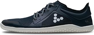 VIVOBAREFOOT Primus Lite III, Mens Vegan Light Breathable Shoe with Barefoot Sole Navy