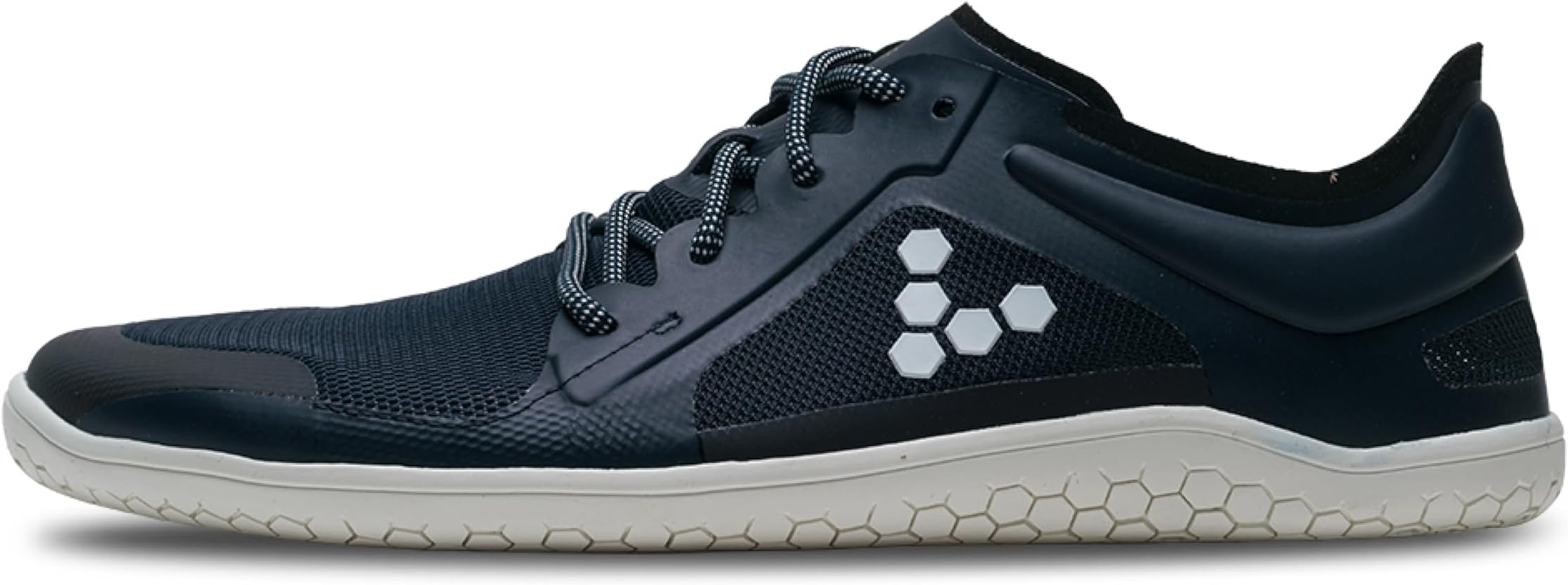 VIVOBAREFOOT Primus Lite III, Mens Vegan Light Breathable Shoe with Barefoot Sole Navy