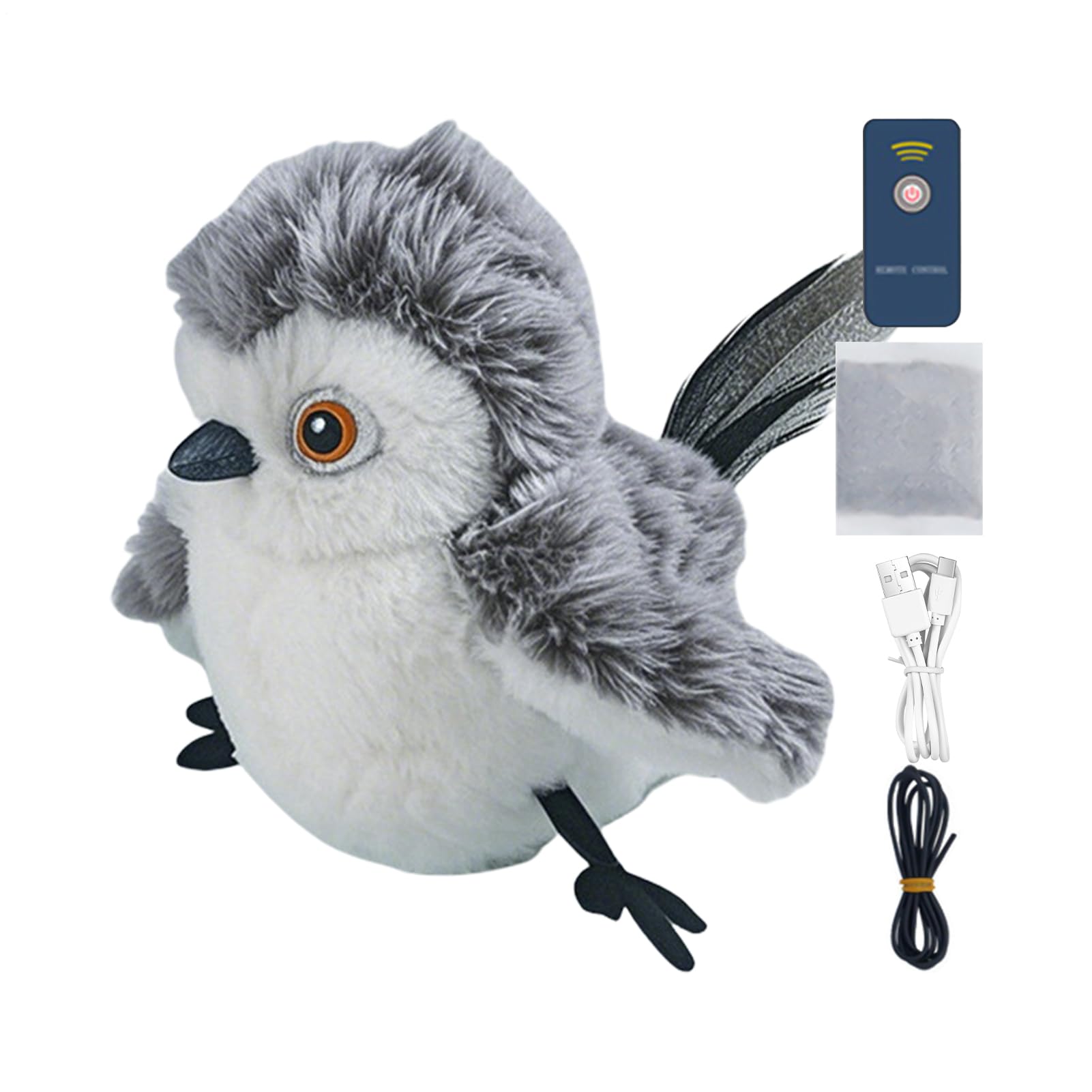 Jouet pour chat oiseau battant interactif pour chaton herbe à chat toutes races