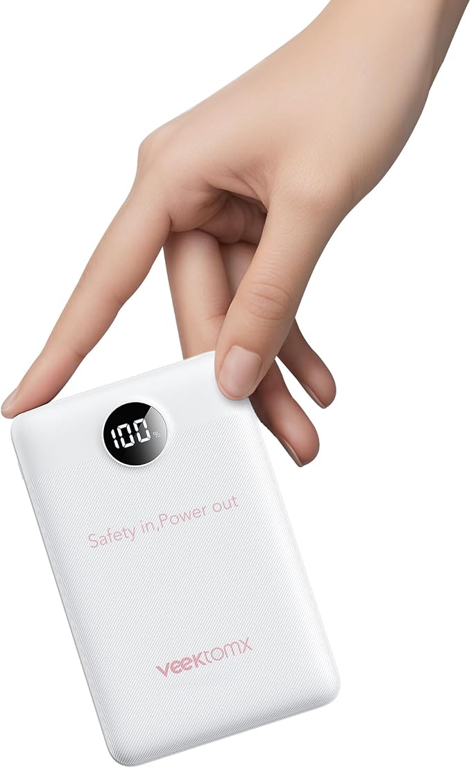 VEEKTOMX MINI POWER BANK - Batería Externa Compacta