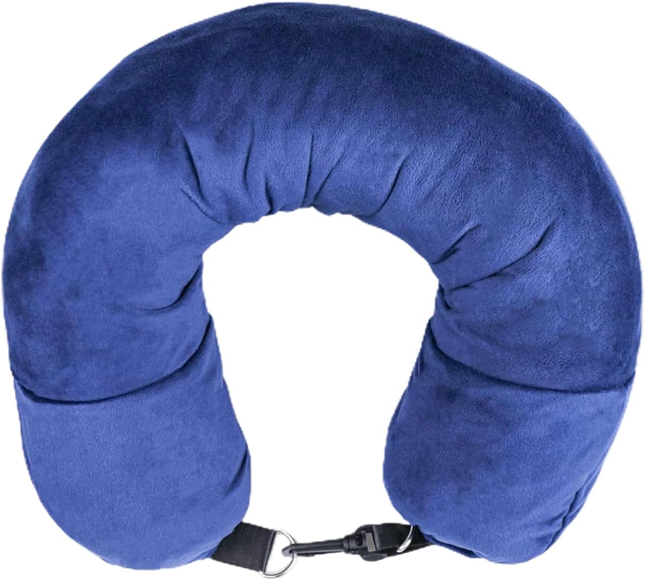 Stuffable Neck Pillow | Velvet Soft Neck Pillowcase For Travel | No-Fill Portable Travel Pillow Cover With Zipper, Comfortable Luggage Storage Bag For Airplane, Car, Train Stuffable Neck Pillow | Velvet Soft Neck Pillowcase For Travel | No-Fill Portable Travel Pillow Cover With Zipper, Comfortable Luggage Storage Bag For Airplane, Car, Train