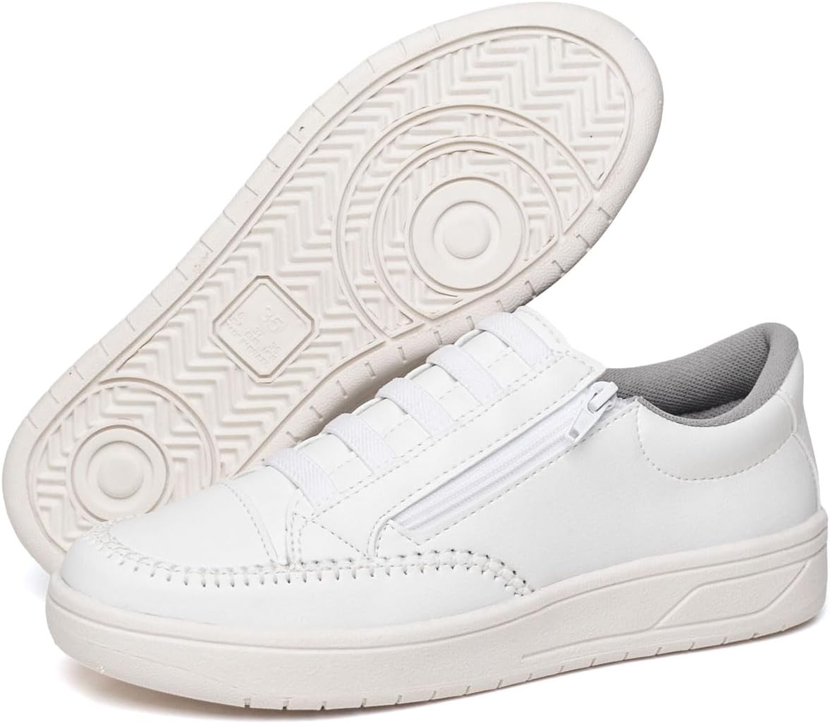 Tênis Feminino Casual com Costura Manual, Estilo Confortável