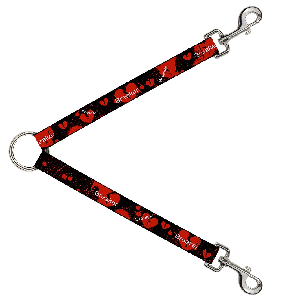 Correa Buckle-Down DLS-W30833 negra y blanca de 2,54 x 76,2 cm