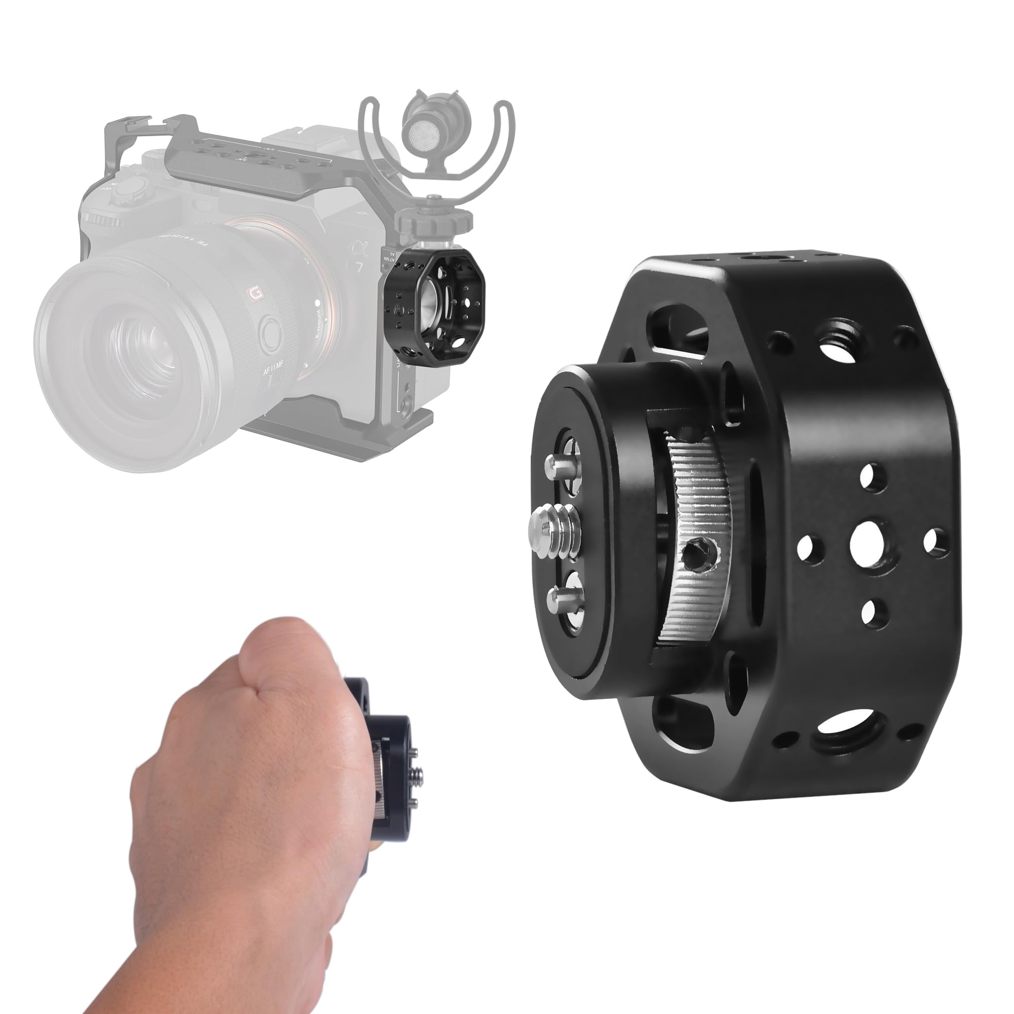 Amazon.co.jp: ミニサイドハンドルハンドグリップ、ラウンドカメラ