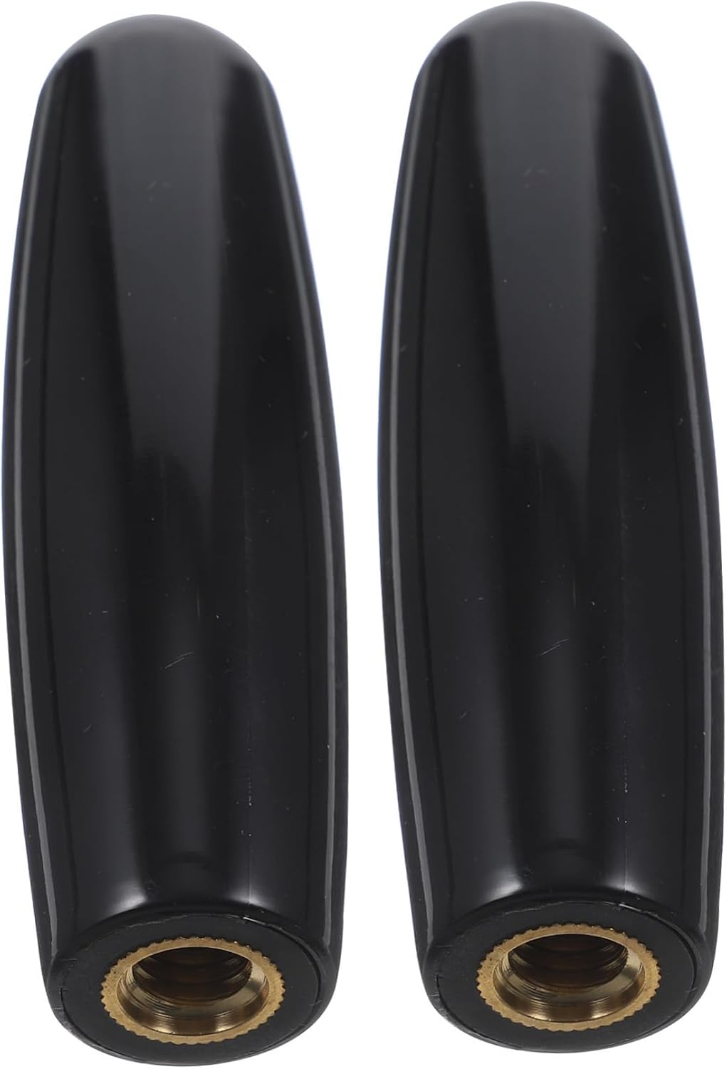 2pcs Black Plastic Beer Tap Handles Compatible Standard Kegerators Easy to Install and Clean and Beer Faucet Accessories