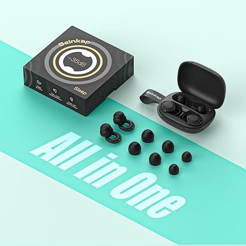 Miniatura 6 de Tapones para los oídos para reducir el ruido del sueño, tapones reutilizables para los oídos, protección auditiva para enfoque, estudio, trabajo, 6