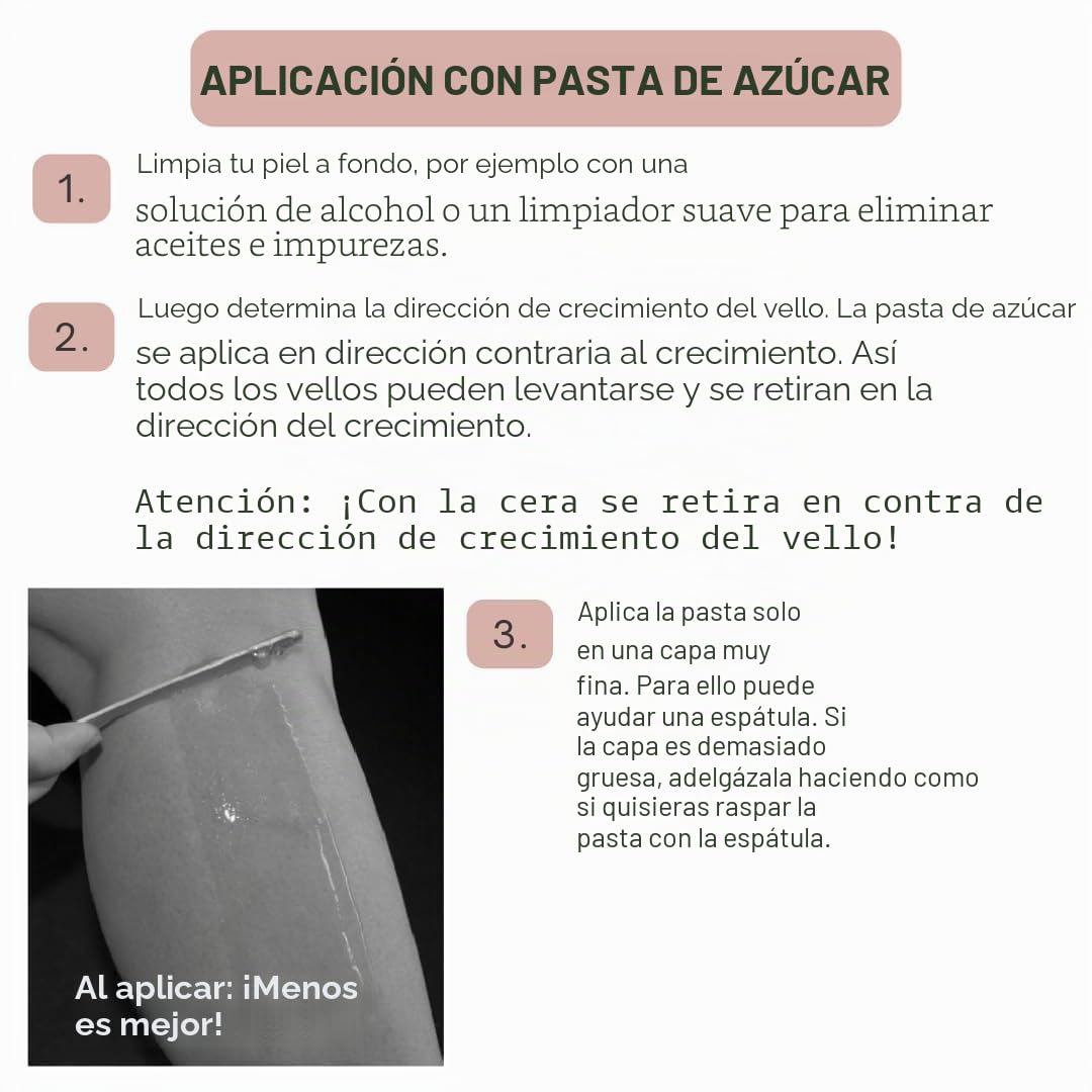 Sugaring Pasta de azúcar XXL – 100% vegana, depilación suave y sin dolor | Cera de azúcar para piel suave y sedosa hasta 4 semanas | 1 lata (1000 g suave) para hombres y mujeres
