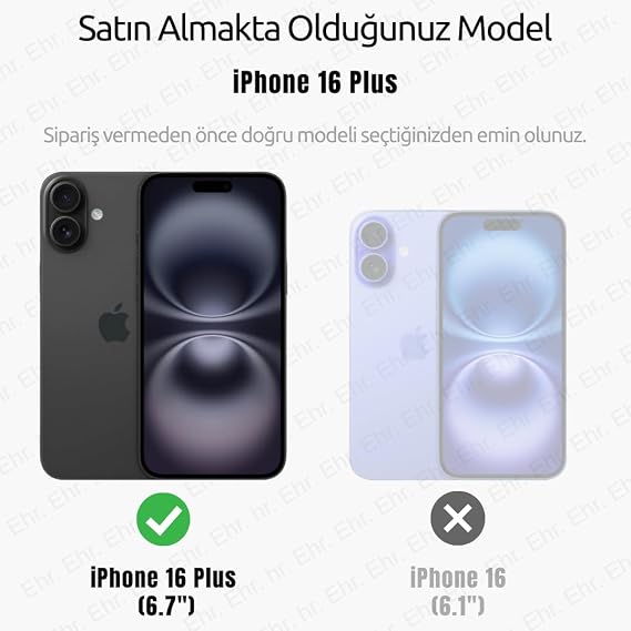 Ehr. Transparent Case with Magsafe Wireless Charging Feature with iPhone 16 Plus Compatible Camera Protection (Transparent, iPhone 16 Plus)