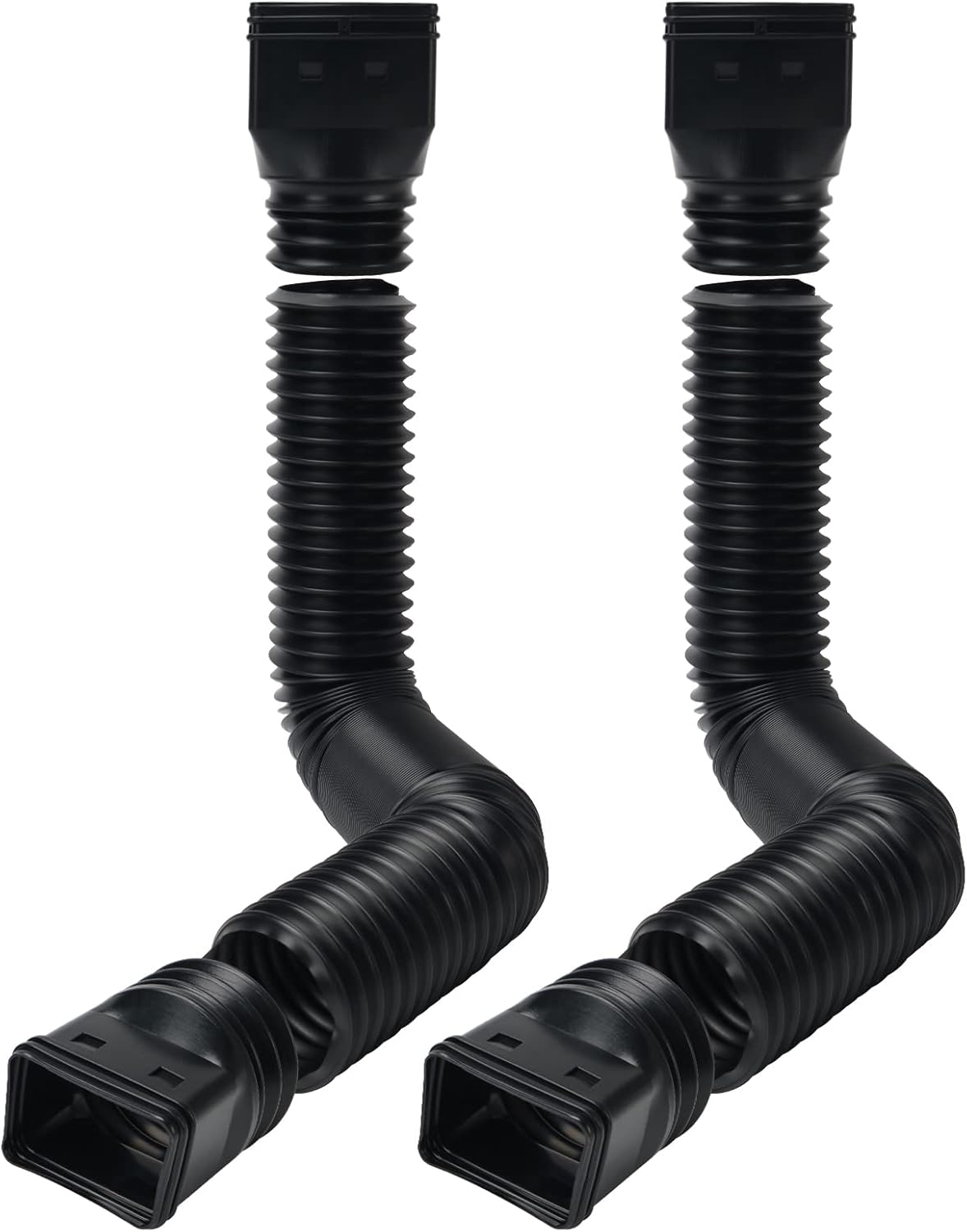 Gutter Downspout Extensions, 2 Pack Flexible Down Spout Hose Extension