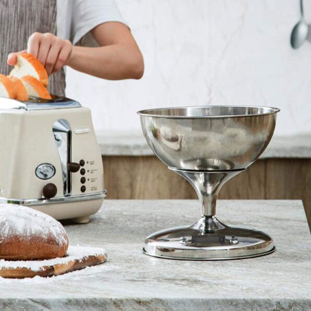 Báscula de cocina digital, báscula para pesar alimentos, báscula digital para alimentos de cocina, báscula de cocina de precisión de 10 g/5 kg para el hogar, balanza para pesar productos horneados