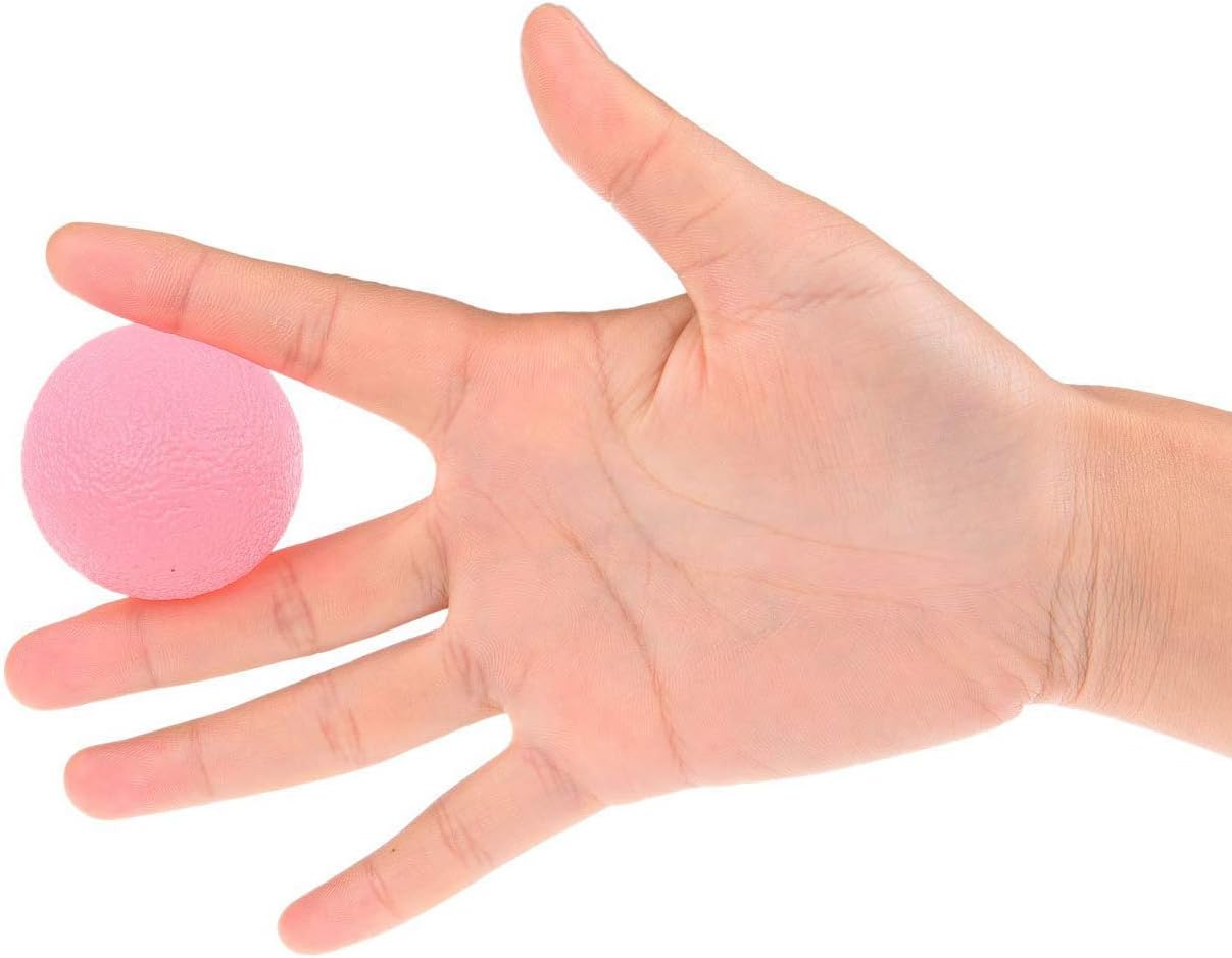 EX ELECTRONIX EXPRESS Egg Shaped Hand Exercise Balls, Includes Soft, Medium, and Firm Resistances