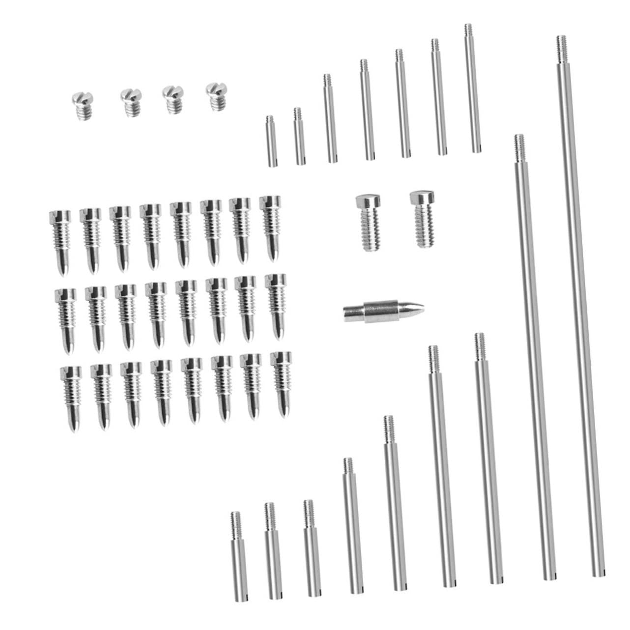 TOYANDONA 4sets Accessori Per Riparazione Sax Kit Completo Di Viti e Aste Filettate Per Strumenti Fiato
