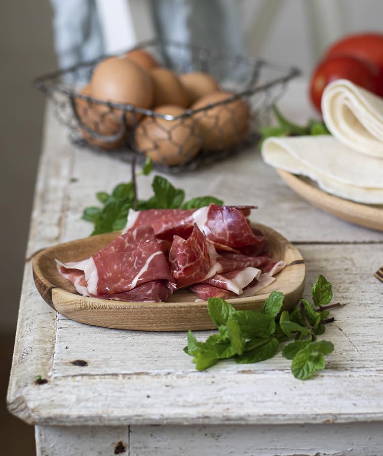 Nico Boîte de 10 plaquettes durcies duroc 90 g en sachet de 90 g sans additifs Palette duroc 100 % naturelle, élaborée uniquement avec palette et sel de mer, sans additifs