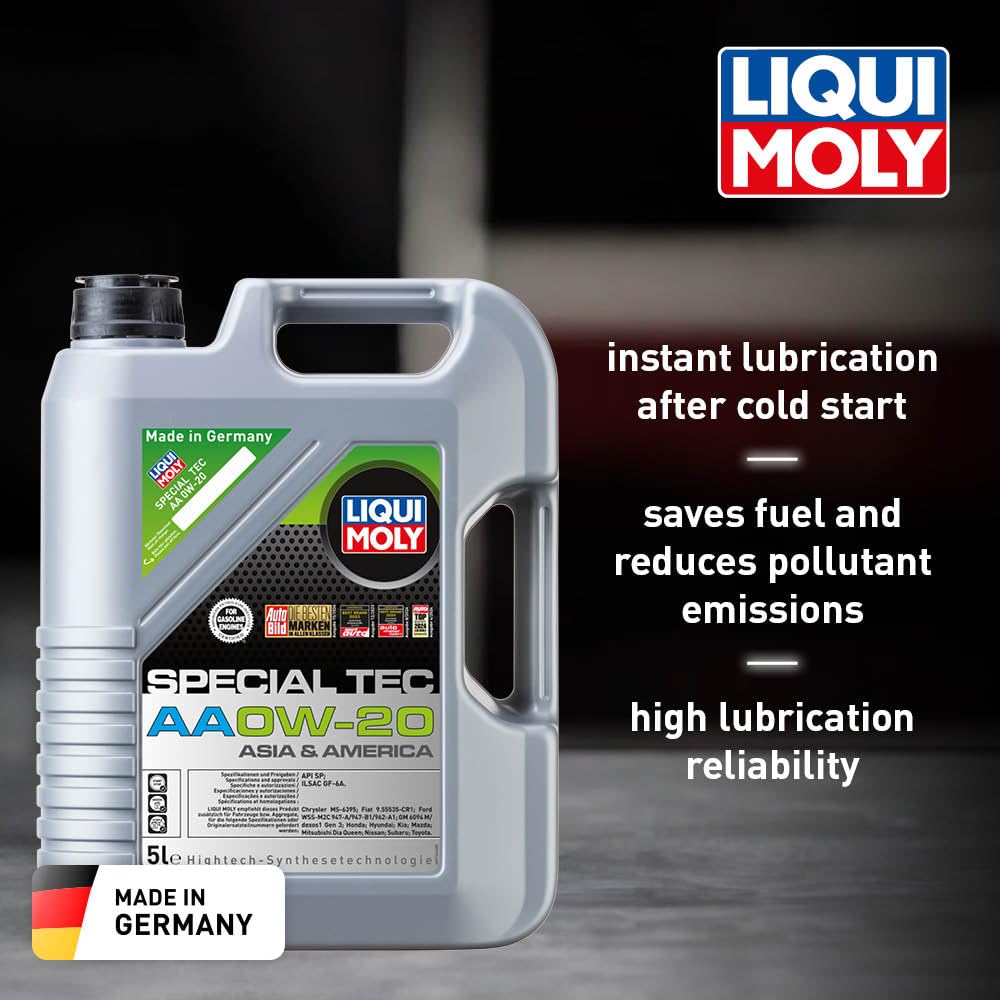 LIQUI MOLY Special Tec AA 0W-20 | 5 L | Synthesis technology motor oil | SKU: 6739