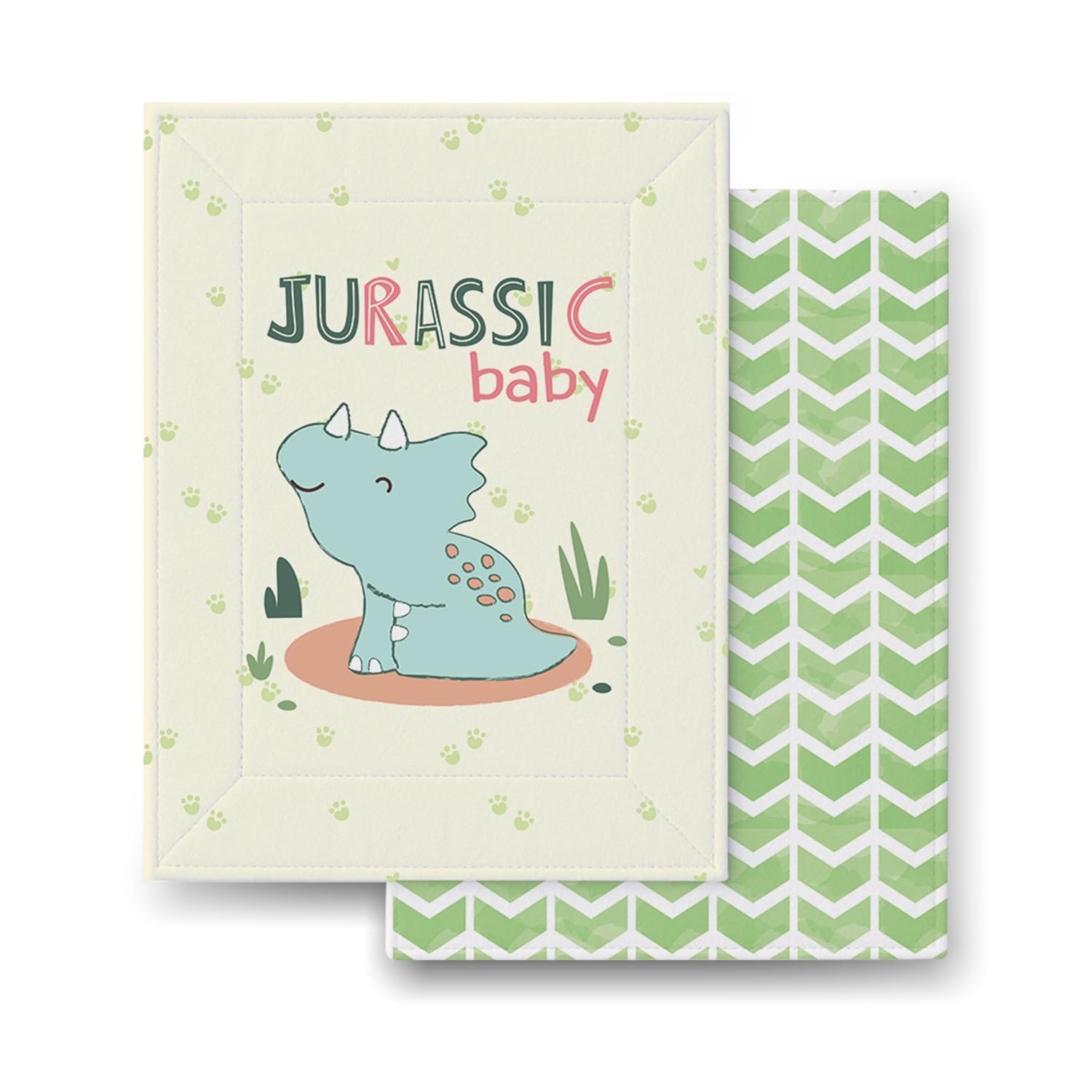 Tidy Sleep Baby Changing Mat – Waterproof, Foldable, Padded Diaper Changing Sheets for Newborns & Infants – Pack of 2, Little Dino Boy (65 cm x 45 cm)-picture-42