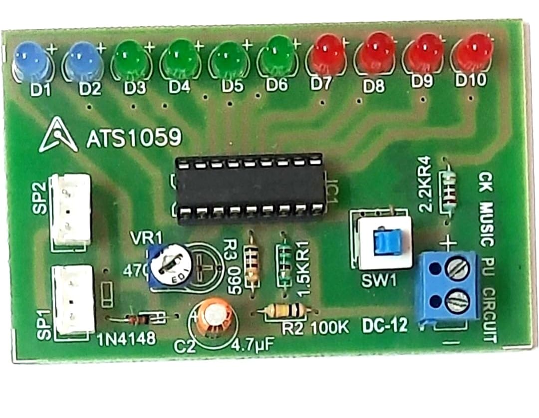 CKE LM3914N/LM3915N Stereo Audio Level Indicator of 10 LED Adjustable DC 12V BAR & DOT Mode Display Lights-image-36