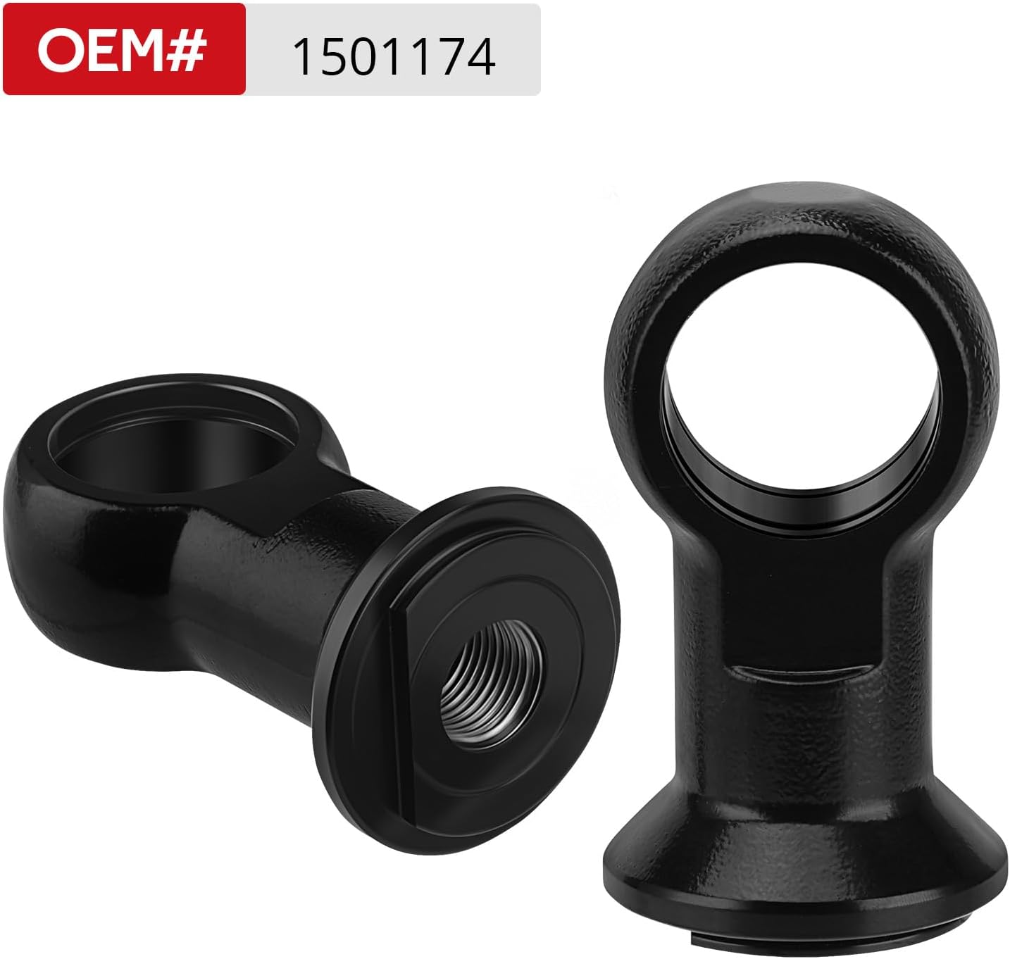 JAVIK 2Pcs Rear Shock Eyelet Shaft Compatible with Polaris 2016-2018 RZR Turbo XP/XP 4 OEM# 1501174