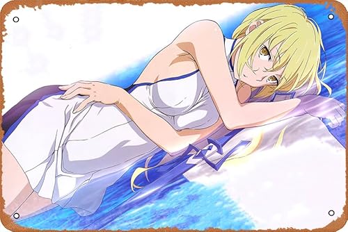 Is It It Wrong To Pick UpIn A Dungeon? Aiz Wallenstein Danmachi �A�j���|�X�^�[ �z�[���E�H�[���f�R���[�V���� ���g�����^���u���L�Ŕ� 8x12�C���`