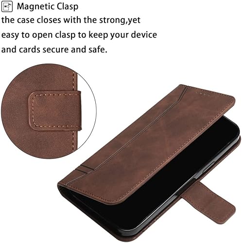 Miniatura 4 de Funda tipo cartera para Xiaomi Redmi Note 11, Redmi Note 11 Funda con tarjetero Funda de cuero con función atril Protección completa magnética
