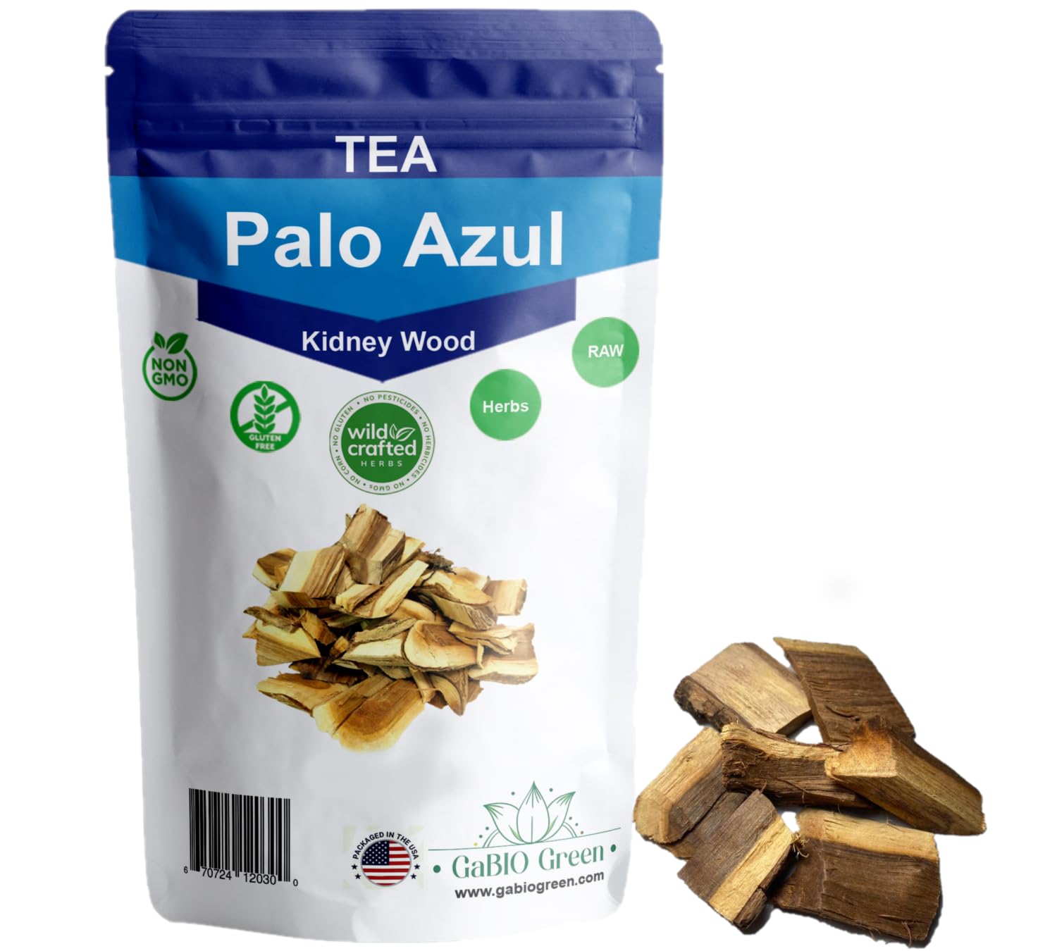 Kidney Wood, Palo Azul, Blue Stick Tea Teatox, nonGMO