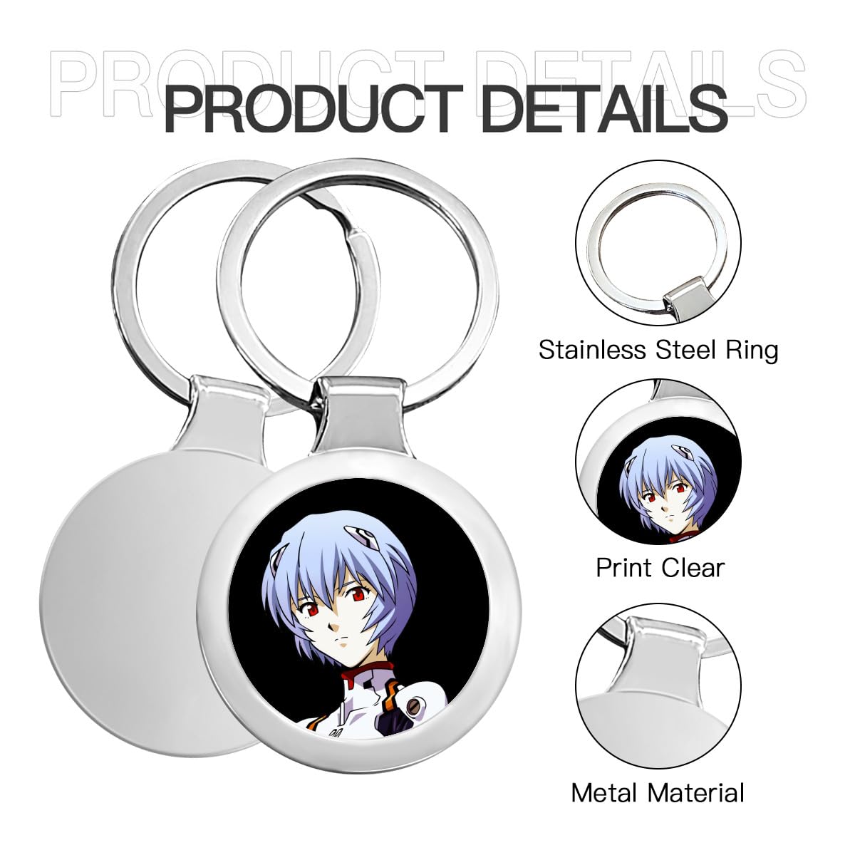 Amazon.co.jp: キーホルダー 新世紀エヴァンゲリオン 綾波レイ グッズ