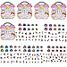 XRHOT Enfants stickers ongle nail art Autocollants, 10 Feuilles Toy Story Nail Art Stickers Decals pour Femmes Filles Enfants Décoration des Ongles Anniversaire Petit Cadeau