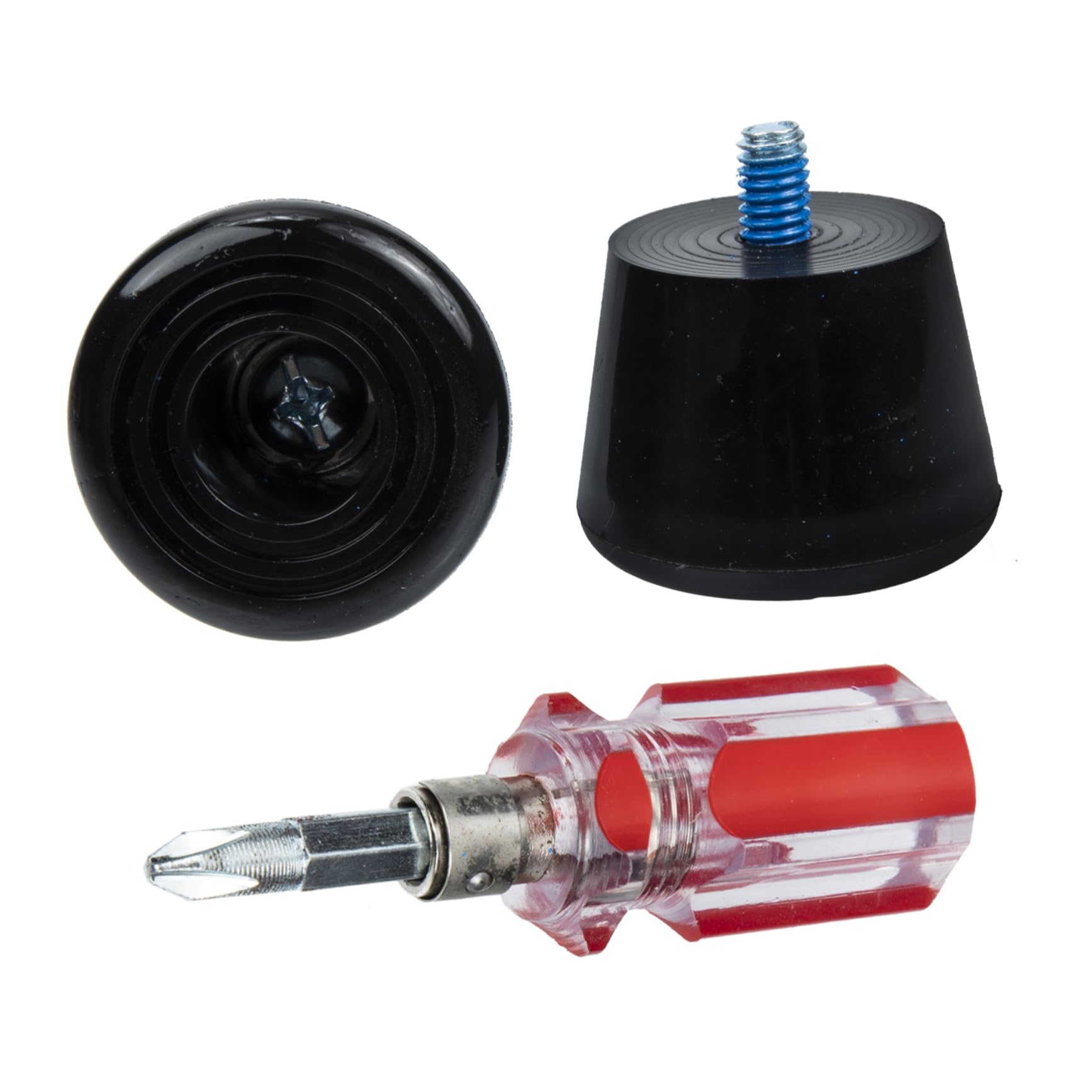 Kisangel Skate Accessories Toe Stops Roller Skates Double Row Brakes Wear-Resistant Anti-Slip Sole