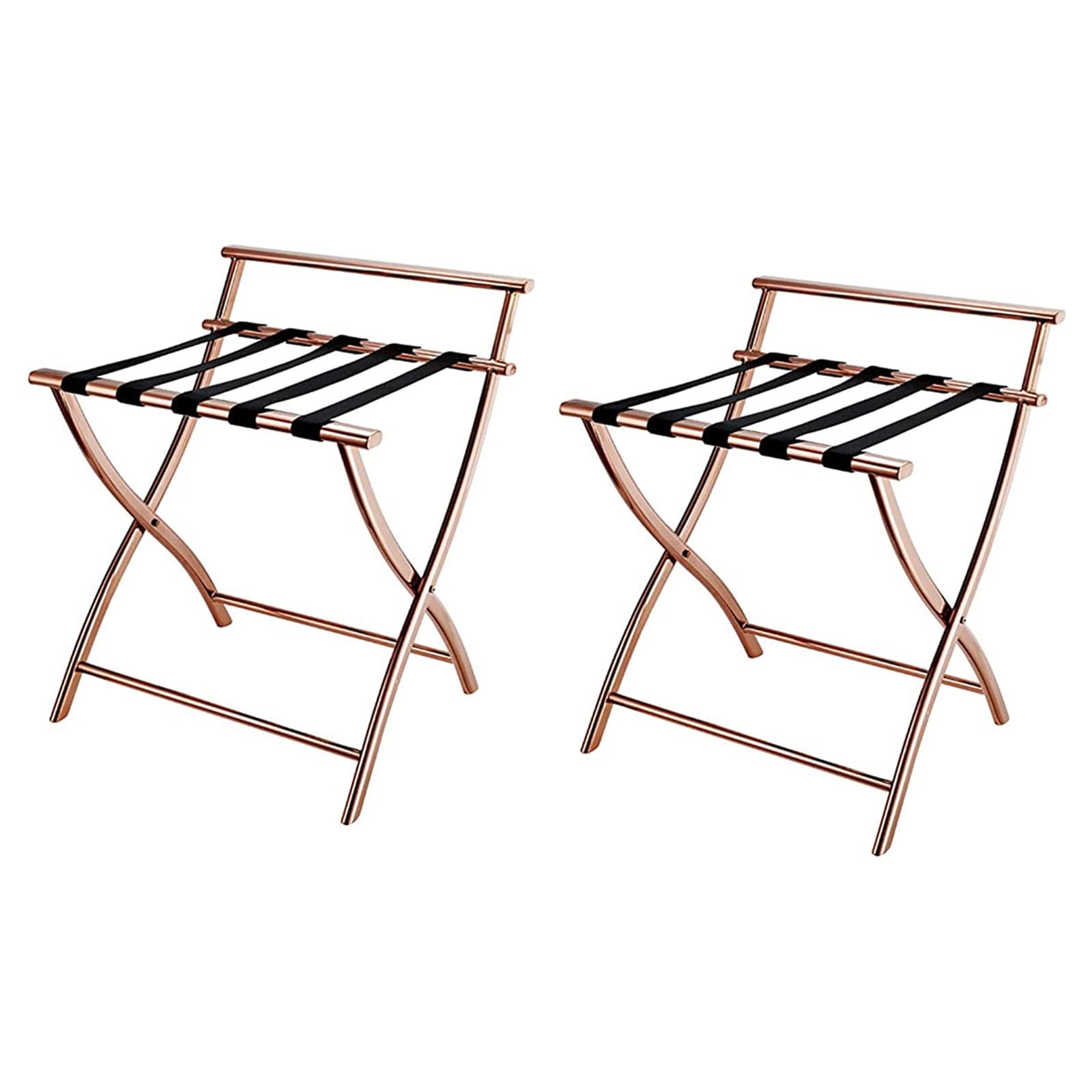 Support à bagages en acier inoxydable haut de gamme avec étagère basse