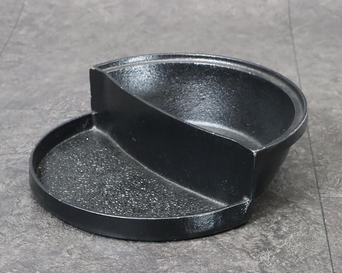 Castle Enterprise Asahi Cast Iron Lid Cooking Pot (Grilled Meat, Shabu-shabu) (Gas, Induction Compatible), Commercial Use