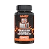 Huge Multi, Multivitamin for Men, High-Performance All-in-One Formula for Athletes & Bodybuilding, Vitamin & Mineral Replenishment, Supports Immune System & Healthy Hormone Levels (120 Capsules)