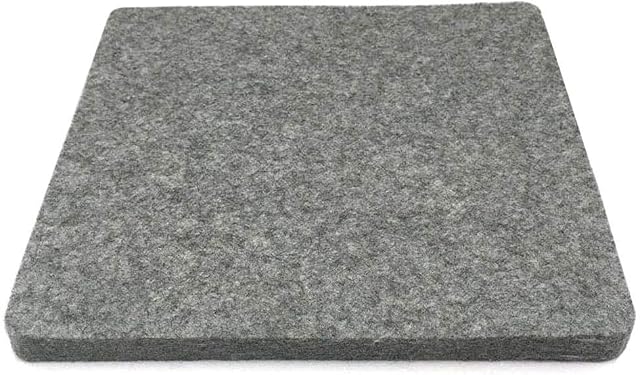 FOGAWA Wool Ironing Mat for Quilting Wool Pressing Mat 10x10in Portable Quilting Ironing Pad High Temperature Wool Mat Felted Iron Board for Sewing Patchwork Seams Dressmaking Crafts Quilters