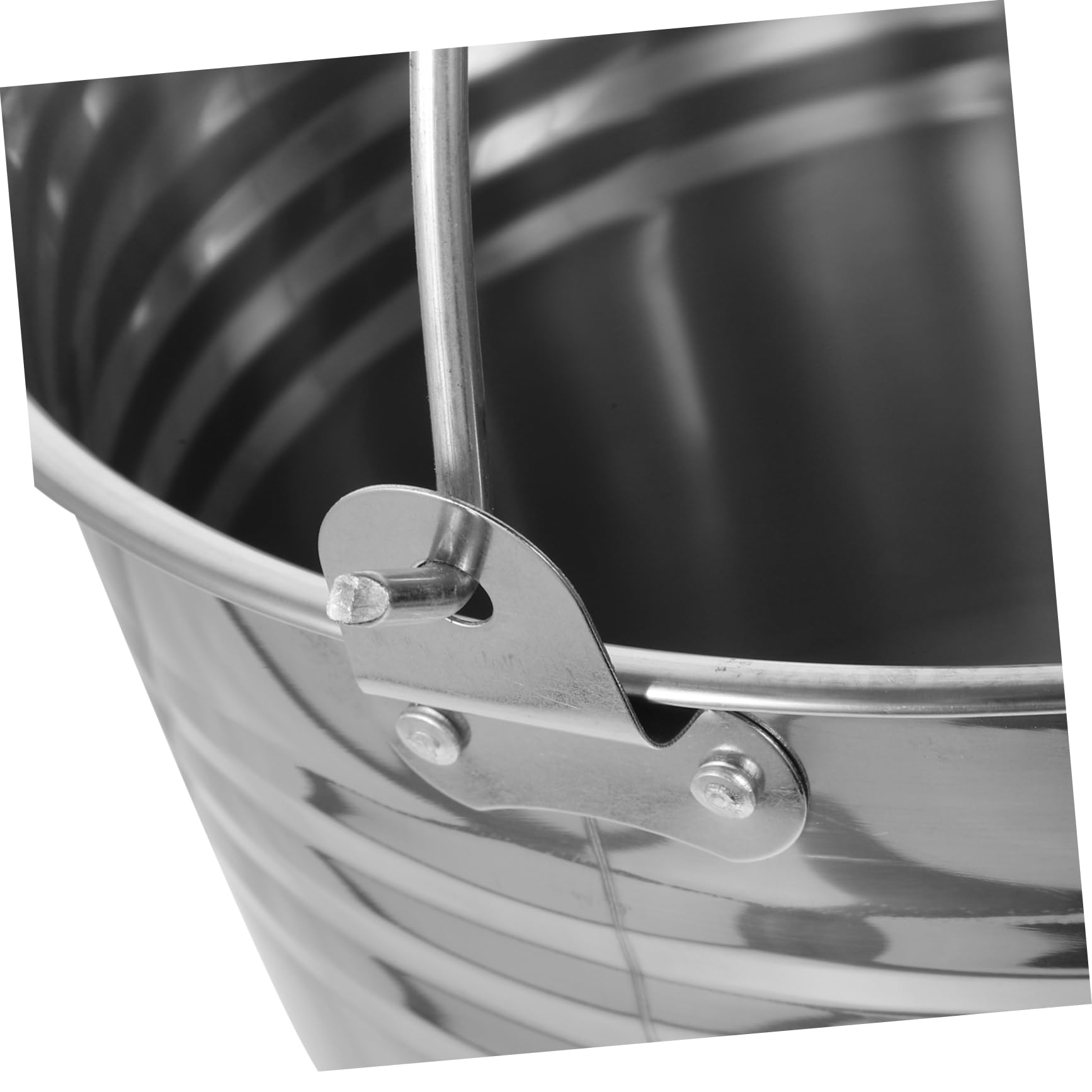 IMIKEYA Secchio in Acciaio Inox Contenitore per Latticini Agricoli Secchio per Acqua Multiuso Contenitore Pesante Metallico