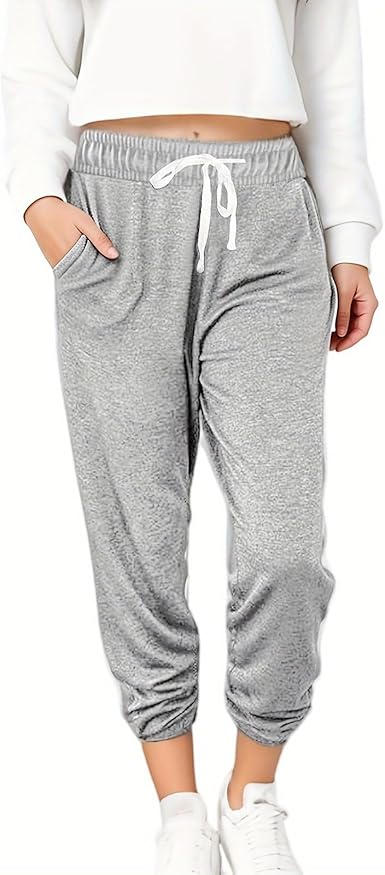 Women Baggy Sweatpants with Pockets Lounge Womens Pajama Pants Female Trouser
