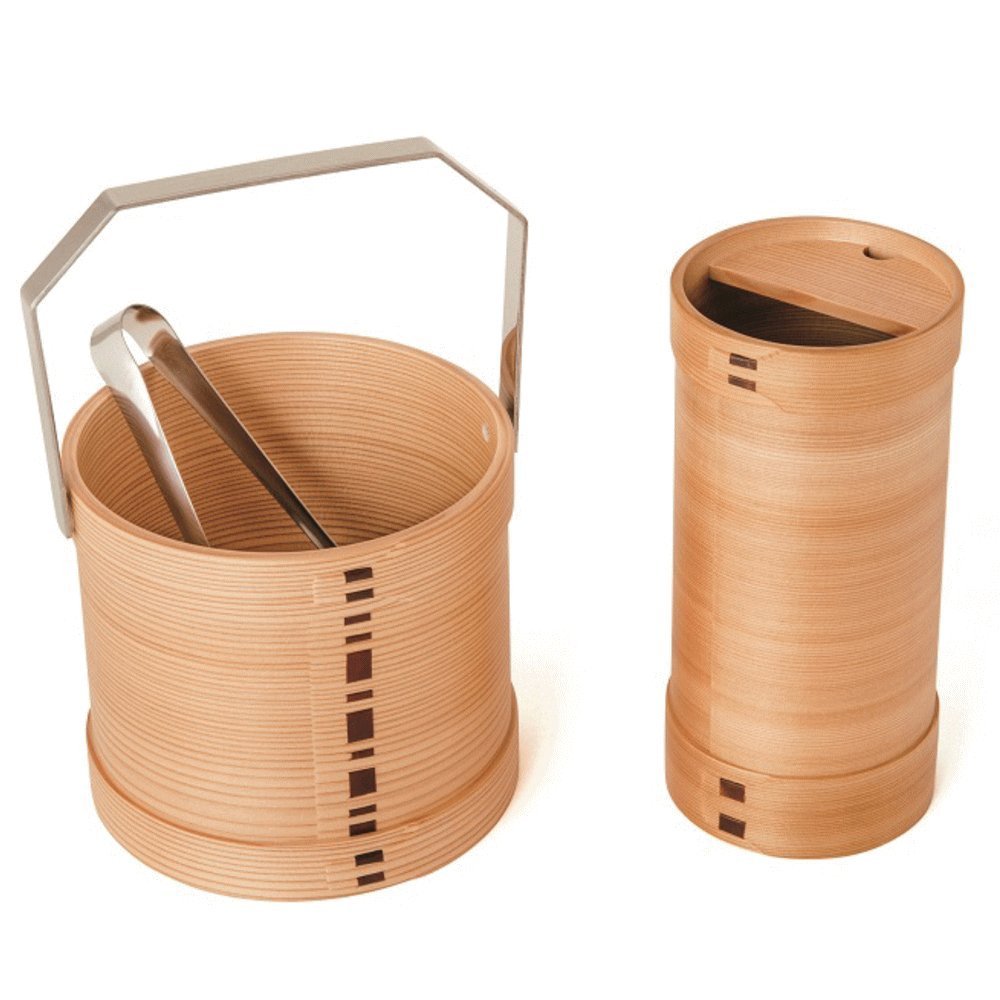 Amazon | 秋田 大館 曲げわっぱ 卯るし庵 アイスペール・ピッチャー