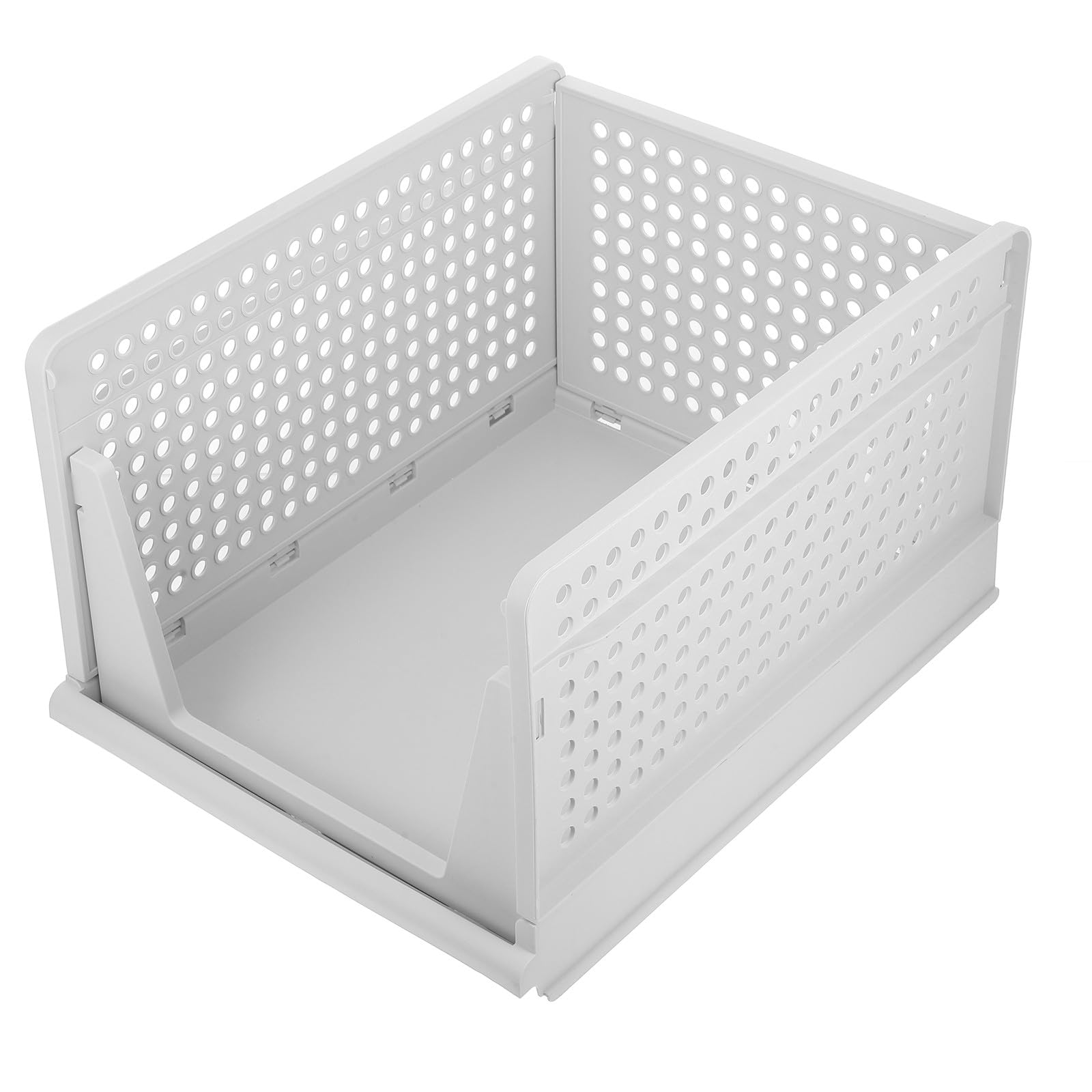 GALPADA Organisateur de Tiroir en Plastique Abs Blanc, Design Empilable Compartiments Ajustables, Tiroir Coulissant pour Rangement Vêtements Facile D'accès et Usage Longue Durée