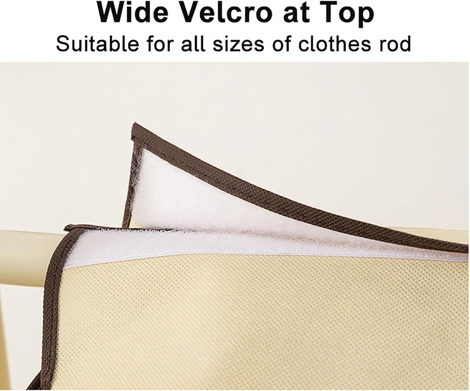 Ampia Copertura Grigia per Appendiabiti, Borsa Porta Abiti Traspirante in Tessuto Non Tessuto con Cerniera, Protezione Resistente per Abiti da Armadio, 52×52×120 Grey 96×52×120cm