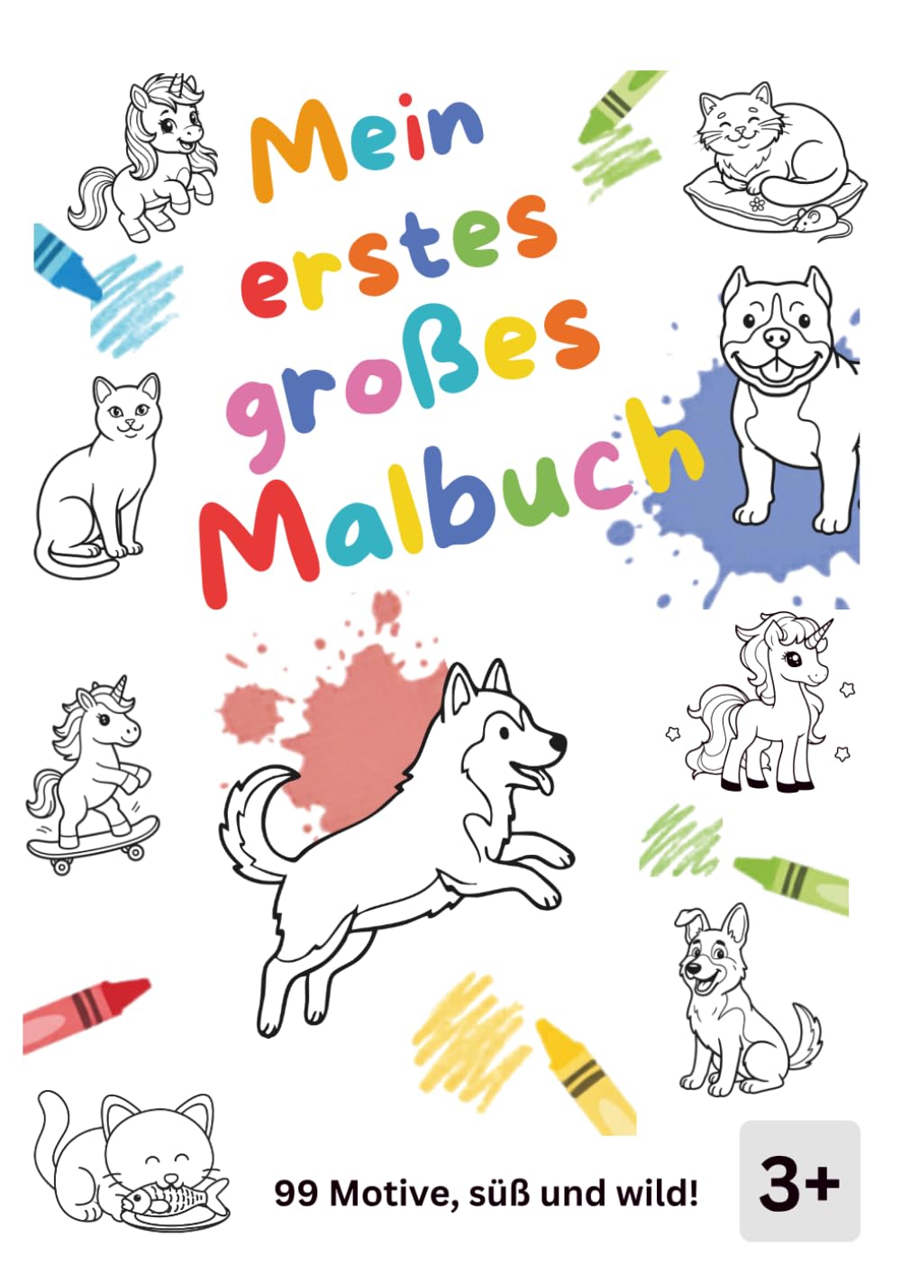 Mein erstes großes Malbuch