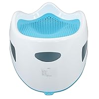 Vista 9 de Soporte de baño para bebé, soporte para tina de baño, soporte de baño para bañera o fregadero, soporte de apoyo de silicona suave, red de baño