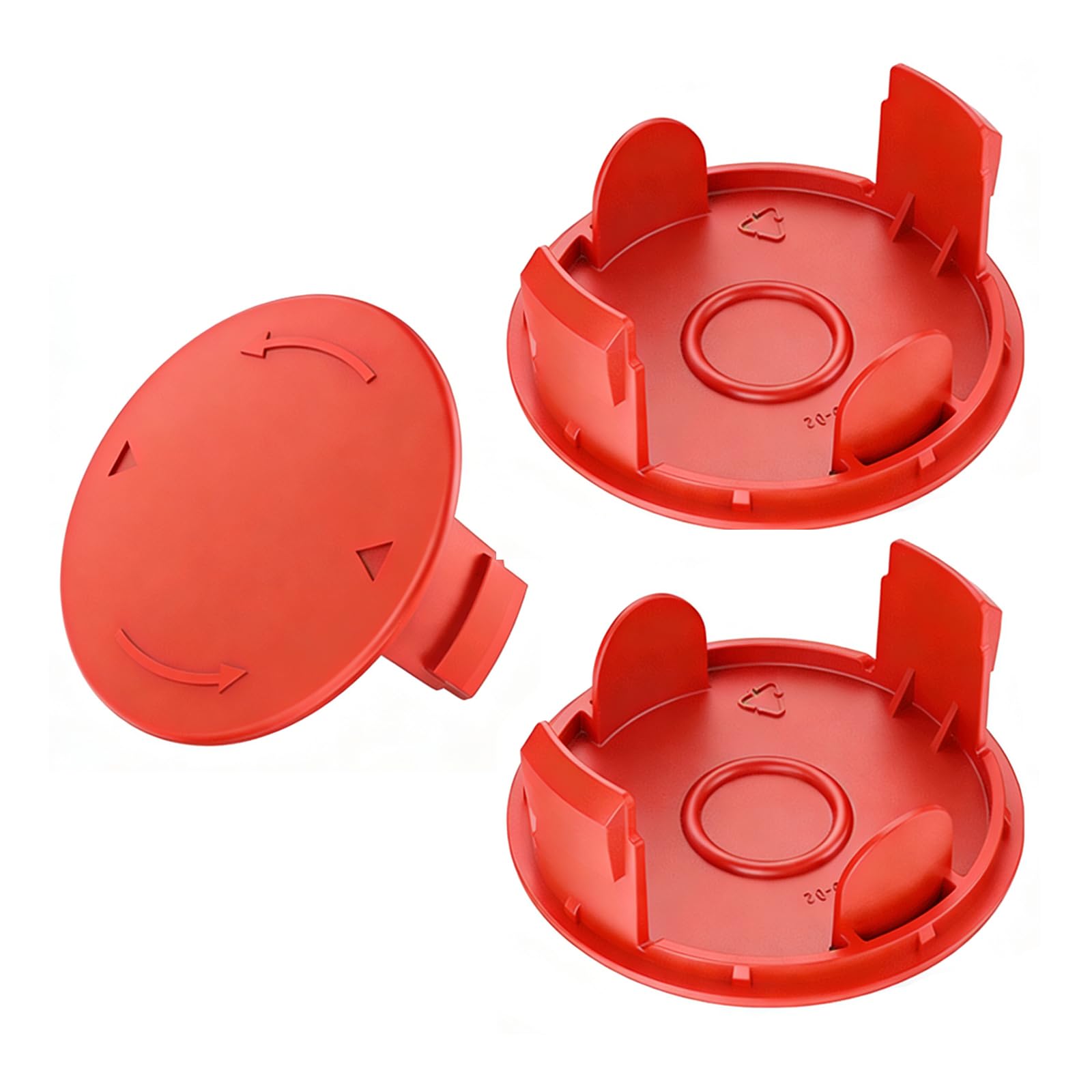 KERYBW 3 piezas de cubierta de bobina para desbrozadora compatible con Bosch F016F04841, reemplazo de la tapa del desbrozador para Bosch Afs 23-37 Brush Cutter — view 5